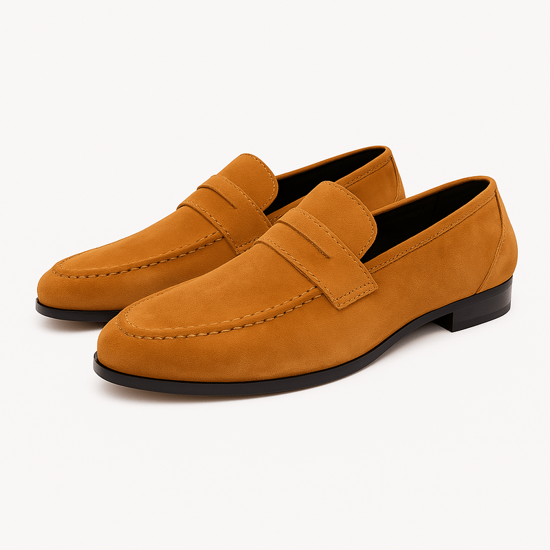 Ariston | Premium Suede Penny Loafers