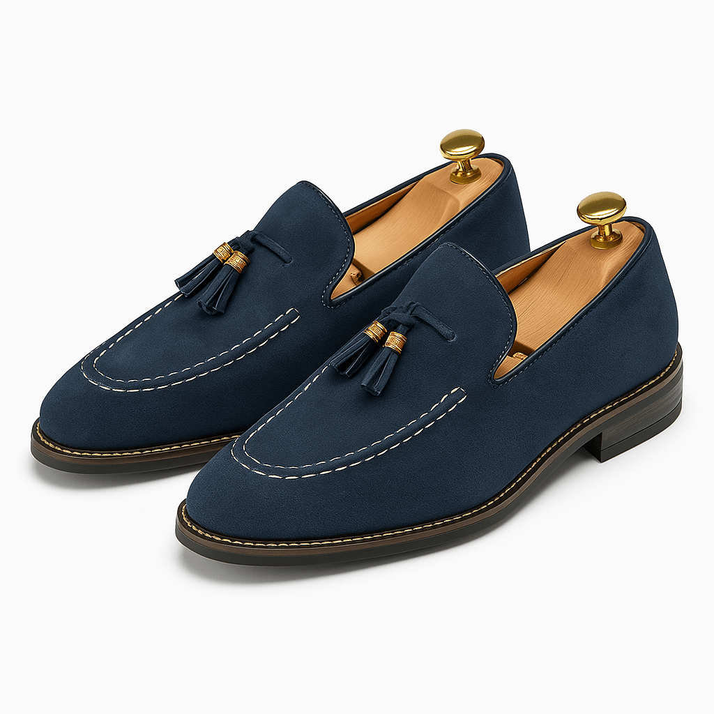 Ariston | Suede Tassel Loafers