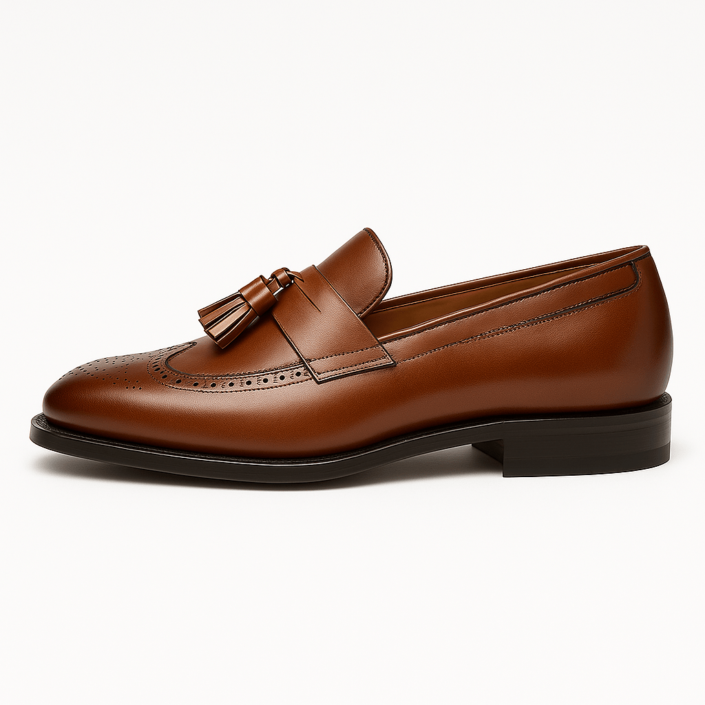 Ariston | Wingtip Tassel Loafers