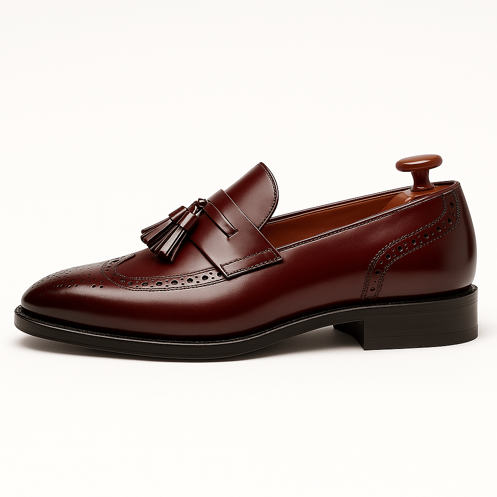 Ariston | Wingtip Tassel Loafers